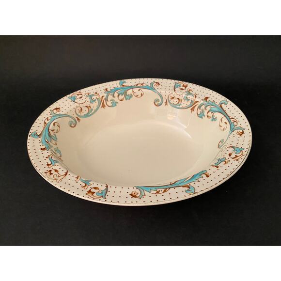 Rare Alfred Meakin Brierley Oval Serving Bowl | Antique Late 1800s Fine China - Picture 7 of 7